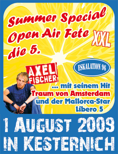Summe Special Open Air Fete die 5.